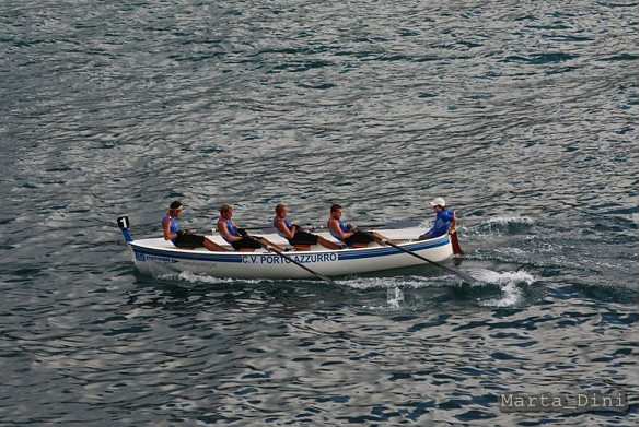 Aviron au club nautique de Porto Azzurro sur l'île d'Elbe