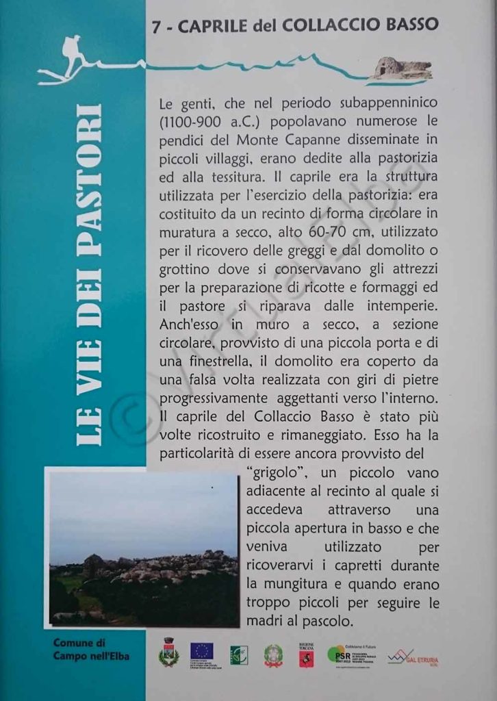 Panneau descriptif du Domolito de l'Autorité du Parc