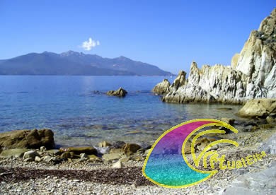 La plage de Pinetina Enfola