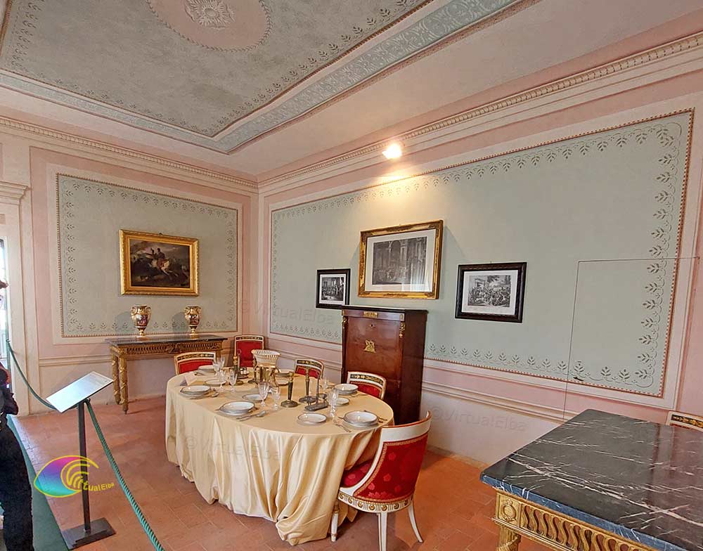 Salle à manger Villa dei Mulini Elba Napoléon