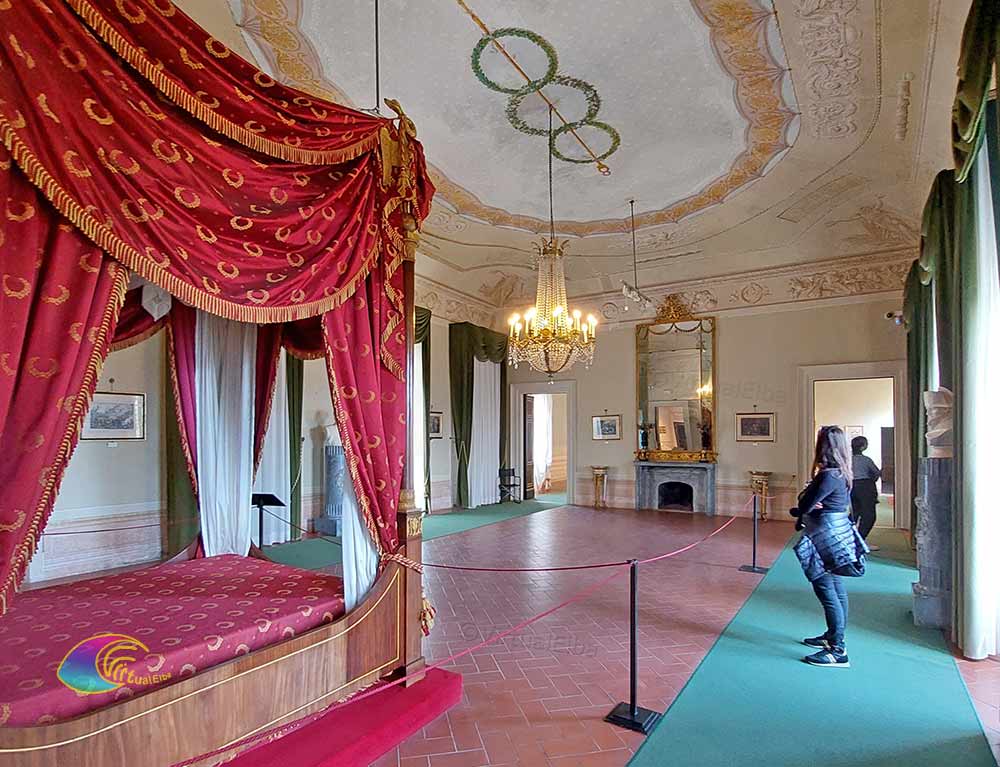 Salle de réception Villa dei Mulini Elba Napoléon