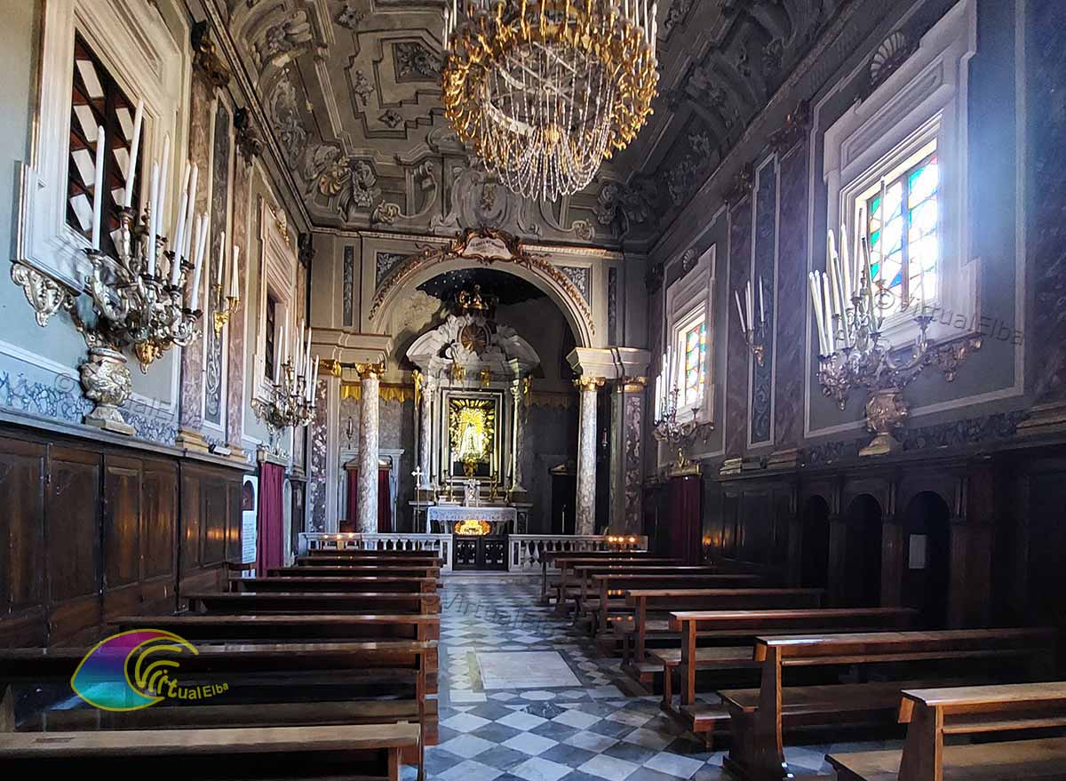 Intérieur de l’église de San Cristino ou Misericordia (Portoferraio)