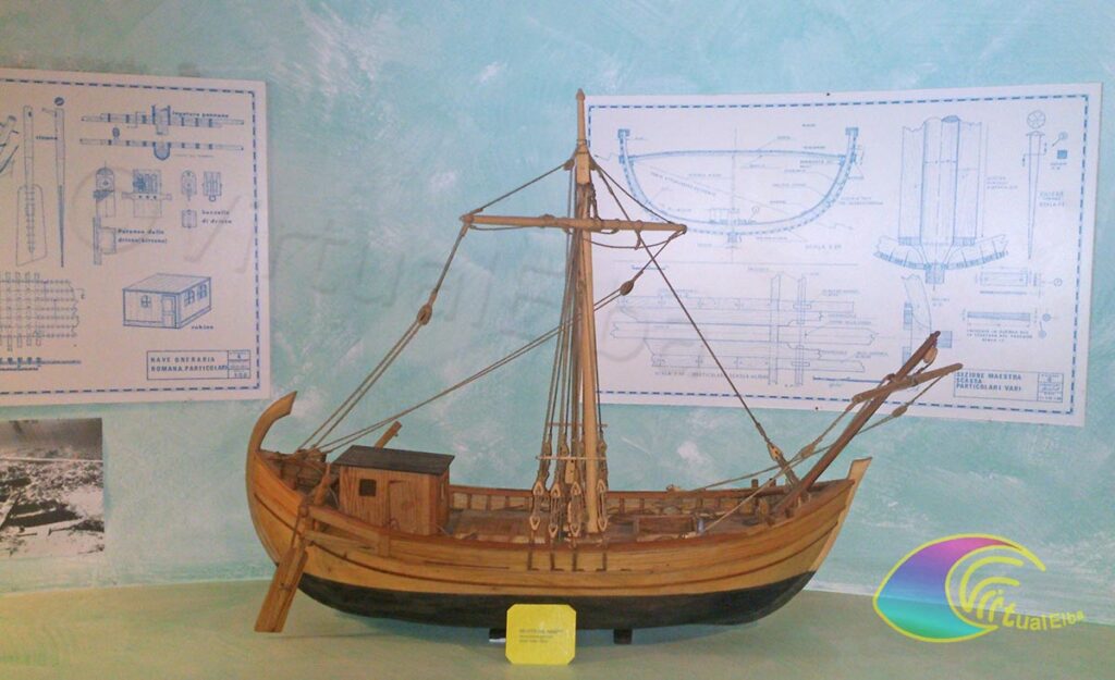 Maquette de l'épave du Procchio