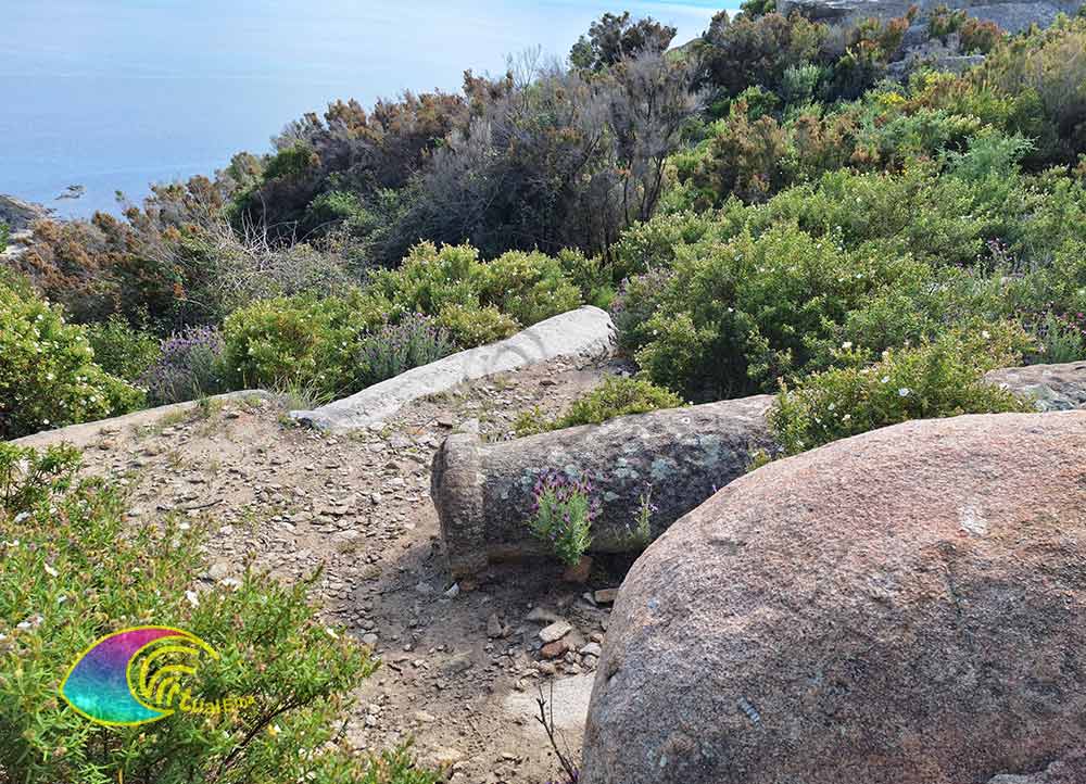 Colonne de granit - Ancienne carrière Grottarelle